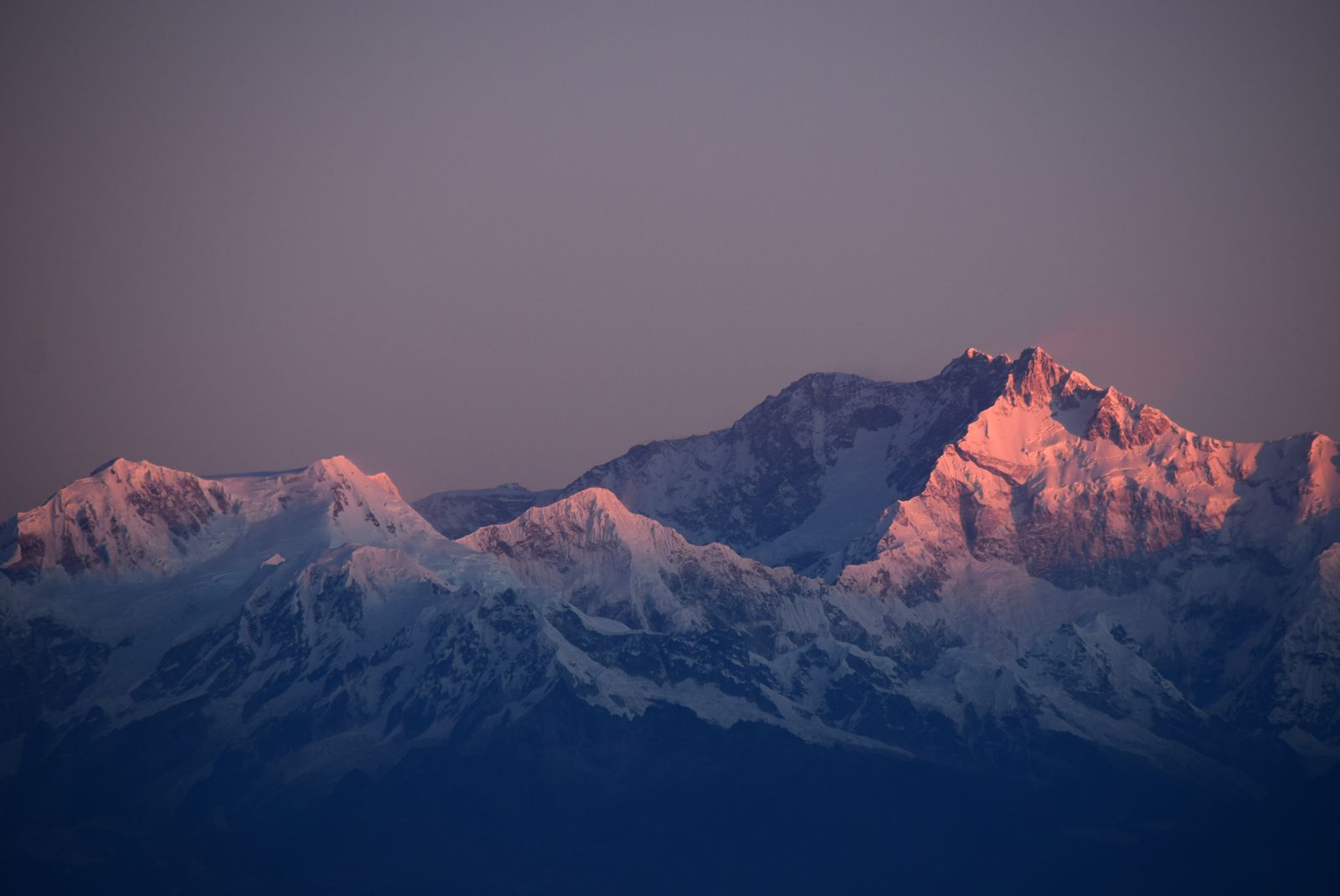 Berggipfel im Licht, Alpenvorland Österreich